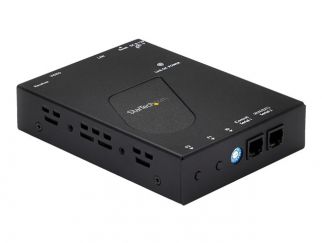 StarTech.com HDMI Video Over IP Gigabit LAN Ethernet Receiver for ST12MHDLAN - 1080p - HDMI Extender over Cat6 Extender Kit (ST12MHDLANRX) - Video/audio extender - receiver - 1GbE, HDMI - up to 100 m - for P/N: ST12MHDLAN, SVA12M2NEUA, SVA12M5NA, VIDWALLM