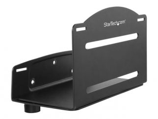 StarTech.com Wall Mount CPU Holder - Adjustable Width 4.8in to 8.3in - Metal - Computer Tower Mounting Bracket for Desktop PC (CPUWALLMNT) - Bracket - for CPU - steel - black - wall-mountable - for P/N: WALLSTS1, WALLSTS2