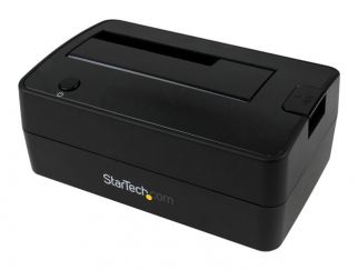StarTech.com USB 3.1 (10Gbps) Single-Bay Dock for 2.5"/3.5" SATA SSD/HDD - USB 3.1 Hard Drive Docking Station with UASP (SDOCKU313) - Storage controller - 2.5", 3.5" - USB 3.1 (Gen 2) - black