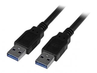 StarTech.com 3m 10 ft USB 3.0 Cable - A to A - M/M - Long USB 3.0 Cable - USB 3.1 Gen 1 (5 Gbps) (USB3SAA3MBK) - USB cable - USB Type A to USB Type A - 3 m