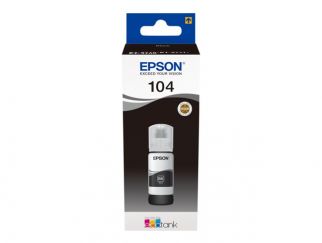 Epson Ink Cartridges, 104 4 Colour ink bottle, 1 x 65.0 ml Black