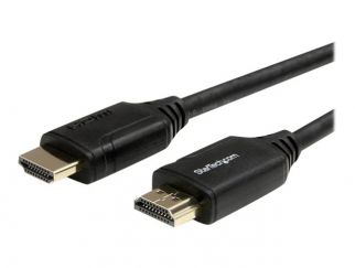 StarTech.com StarTech.com Premium Certified High Speed HDMI 2.0 Cable with Ethernet - 10ft 3m - Ultra HD 4K 60Hz - 10 feet HDMI Male to Male Cord - 30AWG (HDMM3MP) - HDMI cable with Ethernet - 3 m