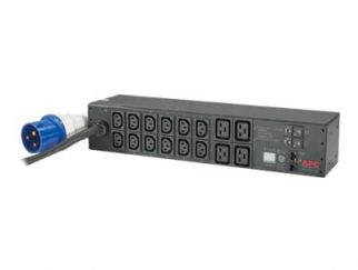 APC Metered Rack PDU AP7822B - Power distribution unit (rack-mountable) - AC 200/208/230 V - input: IEC 60309 32A - output connectors: 16 (power IEC 60320 C13, IEC 60320 C19) - 2U - 3.66 m cord - for P/N: SCL400RMJ1U, SCL500RMI1UC, SCL500RMI1UNC, SMTL1000