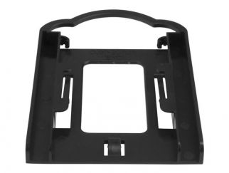 StarTech.com 2.5" HDD / SDD Mounting Bracket for 3.5" Drive Bay - Tool-less Installation - 2.5 Inch SSD HDD Adapter Bracket (BRACKET125PT) - Storage bay adapter - 3.5" to 2.5" - black - for P/N: M2E4SFF8643, PEX4SFF8643, U2M2E125