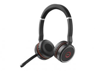 Jabra Evolve 75 SE MS Stereo - Headset - on-ear - Bluetooth - wireless - active noise cancelling - USB - Certified for Microsoft Teams - for LINK 380a MS