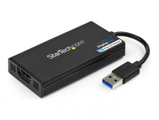 StarTech.com USB 3.0 to HDMI Adapter, 4K 30Hz Ultra HD, DisplayLink Certified, USB Type-A to HDMI Display Adapter Converter for Monitor, External Video & Graphics Card, Mac & Windows - USB to HDMI Adapter (USB32HD4K) - Adapter cable - TAA Compliant - USB 