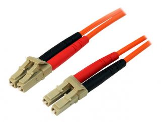 StarTech.com 5m Fiber Optic Cable - Multimode Duplex 50/125 - LSZH - LC/LC - OM2 - LC to LC Fiber Patch Cable - Network cable - LC multi-mode (M) to LC multi-mode (M) - 5 m - fibre optic - duplex - 50 / 125 micron - for P/N: GLCLHSMDSTTA, GLCSXMMDST, GLCS
