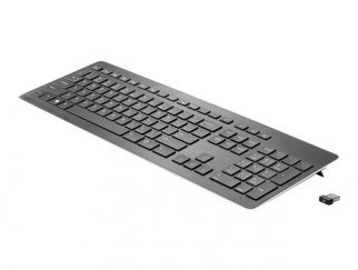 HP Premium - keyboard - UK - anodised aluminium trimmed Input Device