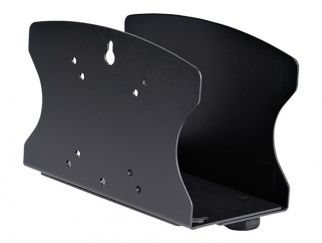 StarTech.com PC Wall Mount Bracket, For Desktop Computers Up To 40lb, Toolless Width Adjustment 1.9-7.8in (50-200mm), Heavy-Duty Steel, CPU Tower/Case Shelf/Holder, Includes Mounting Hardware and Spacers (2NS-CPU-WALL-MOUNT) - Desktop to wall/monitor moun