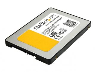 StarTech.com M.2 (NGFF) SSD to 2.5in SATA III Adapter - Up to 6 Gbps - M.2 SSD Converter to SATA with Protective Housing (SAT2M2NGFF25) - Storage controller - M.2 - SATA 6Gb/s - SATA - black - for P/N: BRACKET125PT, BRACKET125PTP, BRACKET225PT, BRACKET425