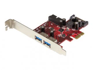 StarTech.com 4 Port PCI Express USB 3.0 Card - 2 Ext & 2 Int (IDC) - SATA Power - USB adapter - PCIe 2.0 - USB 3.0 x 4