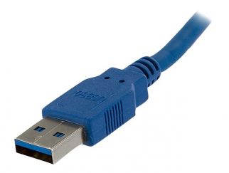 StarTech.com 1m Blue SuperSpeed USB 3.0 Extension Cable A to A - Male to Female USB 3 Extension Cable Cord 1 m (USB3SEXT1M) - USB extension cable - USB Type A (M) to USB Type A (F) - USB 3.0 - 1 m - black - for P/N: 2SD4FCRU3, CFASTRWU3, HB30A4AIB, HB30C4