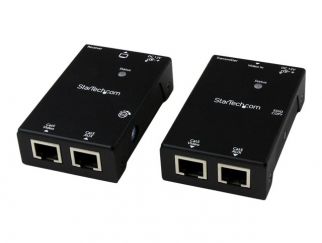 StarTech.com HDMI Over CAT5e / CAT6 Extender with Power Over Cable - 165 ft (50m) HDMI Video/Audio Over Dual Ethernet Cable Extender (ST121SHD50) - video/audio extender