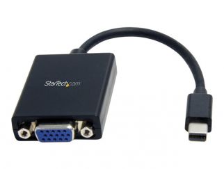 StarTech.com Mini DisplayPort to VGA Video Adapter Converter - Adapter - Mini DisplayPort (M) to HD-15 (VGA) (F) - DisplayPort 1.2 - 13 cm - active - black - for P/N: DKT31CMDPHPD, DP2MDPMF3, DP2MDPMF6IN