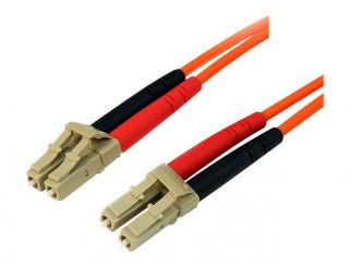 StarTech.com 10m Fiber Optic Cable - Multimode Duplex 50/125 - LSZH - LC/LC - OM2 - LC to LC Fiber Patch Cable - Patch cable - LC multi-mode (M) to LC multi-mode (M) - 10 m - fibre optic - duplex - 50 / 125 micron - orange - for P/N: GLCLHSMDSTTA, GLCSXMM