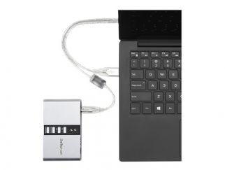 StarTech.com 7.1 USB Sound Card - External Sound Card for Laptop with SPDIF Digital Audio - Sound Card for PC - Silver (ICUSBAUDIO7D) - Sound card - 48 kHz - 7.1 - USB 2.0 - for P/N: MU15MMS, MU6MMS