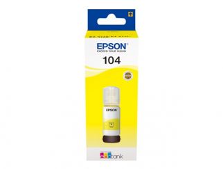 Epson Ink Cartridges, 104 4 Colour ink bottle, 1 x 65.0 ml Yellow