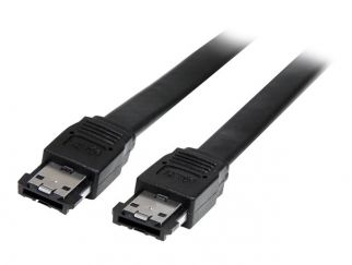 StarTech.com Shielded External eSATA Cable - eSATA cable - Serial ATA 150 - eSATA (M) to eSATA (M) - 3 ft - black - ESATA3 - eSATA cable - Serial ATA 150 - eSATA (M) to eSATA (M) - 91 cm - black - for P/N: PEXUSB311A1E, S351BMU33ET, S351BMU33ETG, SDOCKU31