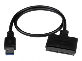 StarTech.com USB 3.1 to 2.5" SATA Hard Drive Adapter - USB 3.1 Gen 2 10Gbps with UASP External HDD/SSD Storage Converter (USB312SAT3CB) - Storage controller - 2.5" - SATA 6Gb/s - USB 3.1 (Gen 2) - black