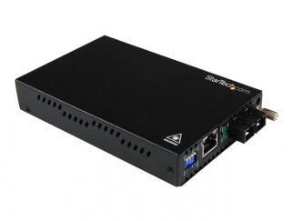 StarTech.com Multimode (MM) SC Fiber Media Converter for 1Gbe Network - 550m Range - Gigabit Ethernet -Remote Monitoring - 850nm (ET91000SC2) - fibre media converter - 1GbE