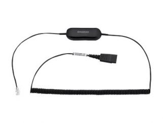 Jabra GN1218 AC Attenuation - Headset cable - Quick Disconnect plug - 2 m - for Cisco IP Phone 78XX, 88XX, BIZ 1500, 2300, 2400