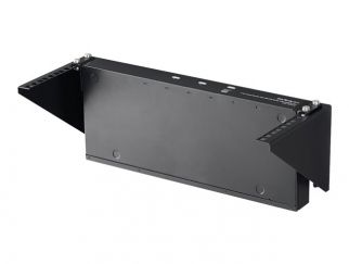 StarTech.com 4U Wall Mount Patch Panel Bracket - 19 inch Steel Vertical Mounting Bracket for Network and Data Equipment (RK419WALLV) - mounting bracket - 4U