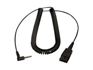 Jabra PC CORD - Headset cable - mini jack male to Quick Disconnect - for BIZ 1500, 2300, 2400