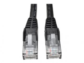 Eaton Tripp Lite Series Cat6 Gigabit Snagless Molded (UTP) Ethernet Cable (RJ45 M/M), PoE, Black, 5 ft. (1.52 m) - patch cable - 1.52 m - black