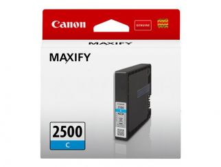 Canon PGI-2500 C - 9.6 ml - cyan - original - ink tank - for MAXIFY iB4050, iB4150, MB5050, MB5150, MB5155, MB5350, MB5450, MB5455