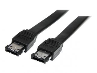 StarTech.com 6 ft Shielded External eSATA Cable M/M - 6ft External SATA Cable - 6ft eSATA Cable (ESATA6) - eSATA cable - Serial ATA 150 - eSATA (M) to eSATA (M) - 1.8 m - black - for P/N: S351BMU33ET, S351BMU33ETG, SATDOCK5U3ER, SDOCKU313E, SDOCKU33EBV, S