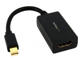 StarTech.com Mini DisplayPort to HDMI Adapter - 1080p - Thunderbolt Compatible - Mini DP Converter for HDMI Display or Monitor (MDP2HDMI) - Adapter - Mini DisplayPort male to HDMI female - 76.2 mm - black - for P/N: DP2MDPMF3, DP2MDPMF6IN