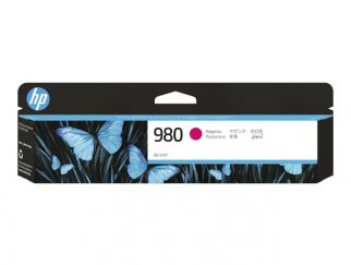 HP 980 - D8J08A - 1 x Magenta - Ink cartridge - For Officejet Enterprise Color Flow X585z, X555dn, X555xh, X585dn, X585f