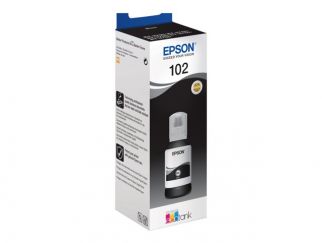 Epson Ink Cartridges, 102, 4 colour ink bottles, Ink Bottle, 1 x 127.0 ml Black