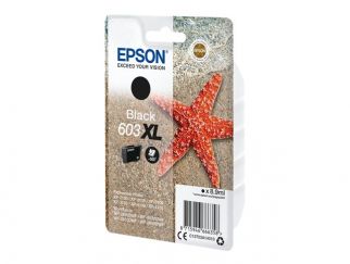 Epson Ink Cartridges, 603XL, Starfish, Singlepack, 1 x 8.9 ml Black, XL