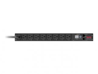 APC Switched Rack PDU AP7900B - Power distribution unit (rack-mountable) - AC 100-120 V - input: NEMA 5-15P - output connectors: 8 (NEMA 5-15) - 1U - 3.65 m cord - for P/N: SMX1000C, SMX1500RM2UC, SMX1500RM2UCNC, SMX750C, SMX750CNC, SRTL3KRM1UC