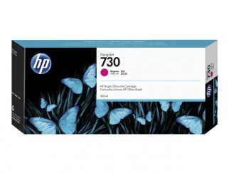 HP 730 - 300 ml - high capacity - magenta - original - DesignJet - ink cartridge - for DesignJet SD Pro MFP, T1600, T1600dr, T1700, T1700dr, T1708, T1708dr, T2600, T2600dr