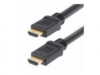 StarTech.com 15m Active HDMI 2.0 Cable, CMP, Plenum Rated, 4K 60Hz - High Speed - HDMI cable - HDMI male to HDMI male - 15 m - shielded - black - active, Unidirectional, 4K60Hz support, HDR10 support