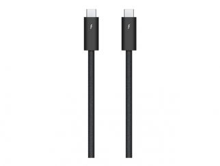 Apple Thunderbolt 4 Pro - USB cable - 24 pin USB-C (M) to 24 pin USB-C (M) - USB 3.1 Gen 2 / Thunderbolt 3 / Thunderbolt 4 - 3 m - Daisy chain support - black