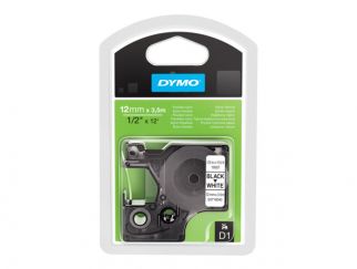 DYMO D1 Tape high performance Original 12mm x 3.5m Black on white
