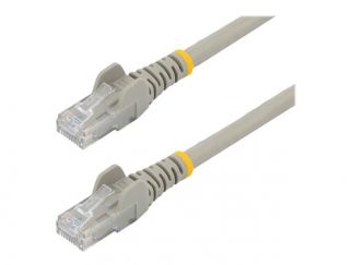 StarTech.com 50cm CAT6 Ethernet Cable, 10 Gigabit Snagless RJ45 650MHz 100W PoE Patch Cord, CAT 6 10GbE UTP Network Cable w/Strain Relief, Grey, Fluke Tested/Wiring is UL Certified/TIA - Category 6 - 24AWG (N6PATC50CMGR) - Patch cable - RJ-45 (M) to RJ-45