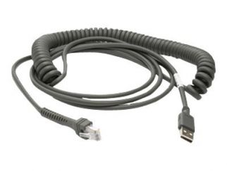 CABLE USB COILED 15FT CONNECTOR 15FT COILED