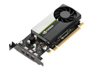 NVIDIA RTX T400 - Graphics card - T400 - 4 GB GDDR6 - PCIe 3.0 x16 - 3 x Mini DisplayPort - brown box