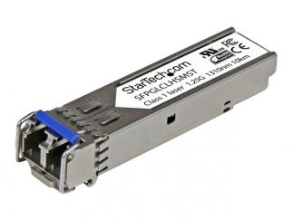 StarTech.com Cisco GLC-LH-SM Compatible SFP Module, 1000BASE-LX/LH, 1GE Gigabit Ethernet SFP, LC Connector, 10km, 1310nm, Cisco IE3400, IE3300, IE3200, Mini GBIC Transceiver SFP Module - Lifetime Warranty (SFPGLCLHSMST) - SFP (mini-GBIC) transceiver modul