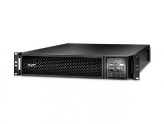 APC Smart-UPS SRT 2200VA RM - UPS (rack-mountable / external) - AC 220/230/240 V - 1980 Watt - 2200 VA - Lead Acid - RS-232, USB - output connectors: 10 - 2U - black - with APC UPS Network Management Card - for P/N: AR4018SPX432, AR4024SP, AR4024SPX429, A