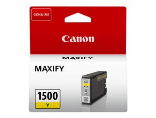 Canon PGI-1500 Y - 4.5 ml - yellow - original - ink tank - for MAXIFY MB2050, MB2150, MB2155, MB2350, MB2750, MB2755