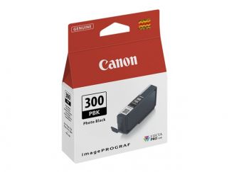 Canon PFI-300 PBK - Photo black - original - ink tank - for imagePROGRAF PRO-300