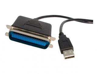 StarTech.com 10 ft USB to Parallel Printer Adapter - M/M - USB to ieee 1284 - USB to centronics - USB to Parallel Cable (ICUSB128410) - parallel adapter - USB 2.0 - IEEE 1284