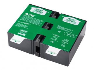 APC Replacement Battery Cartridge #123 - UPS battery - 1 x battery - Lead Acid - for P/N: BX1350M, BX1350M-LM60, SMT750RM2UC, SMT750RM2UNC, SMT750RMI2UC, SMT750RMI2UNC