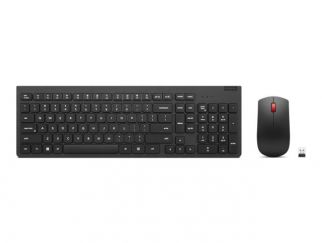 Lenovo Essential Wireless Combo Gen 2 - Keyboard and mouse set - wireless - 2.4 GHz - QWERTY - UK - black