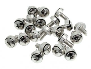 StarTech.com M6 x 12mm - Screws - 100 Pack - M6 Mounting Screws for Server Rack & Cabinet (CABSCREWSM62) - screw kit